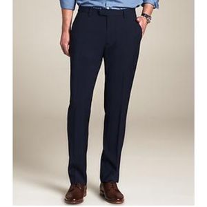 NWT BR Men’s Modern Slim Fit Navy Wool Pants 36X32